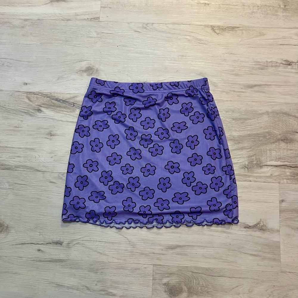 Purple Mini Skirt